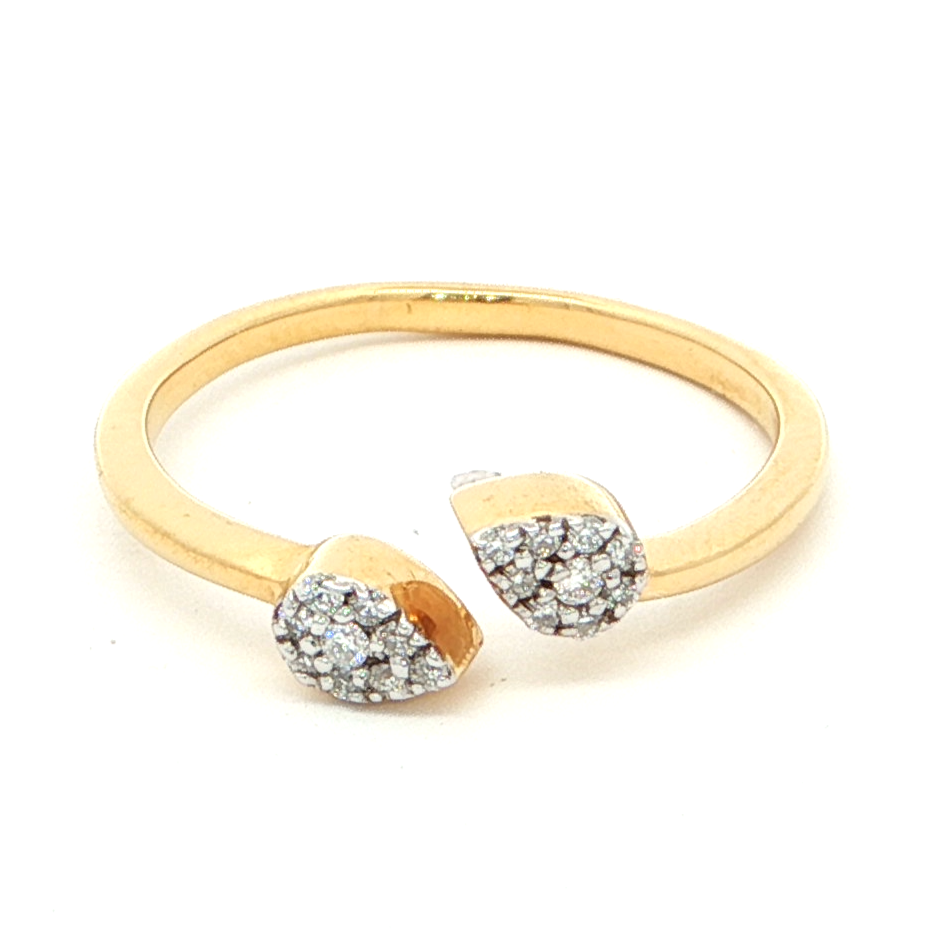 Gold Plated Open Ring