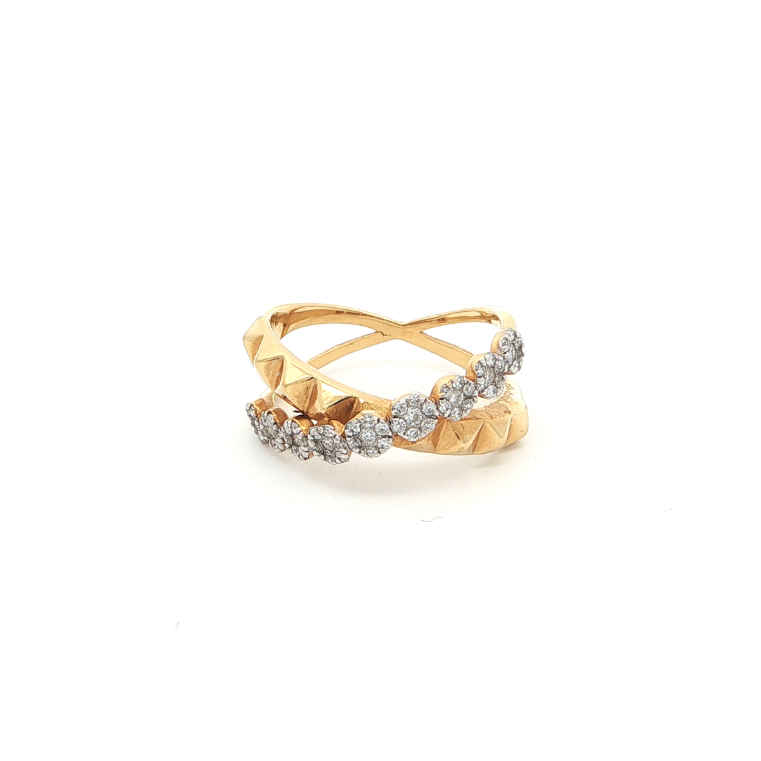 Criss-Cross Ring with Monzonite Diamond
