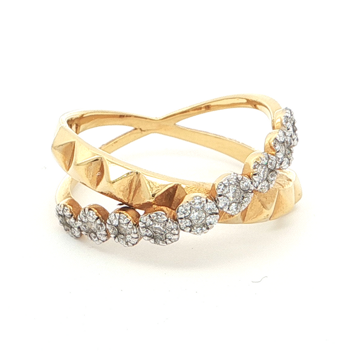 Criss-Cross Ring with Monzonite Diamond