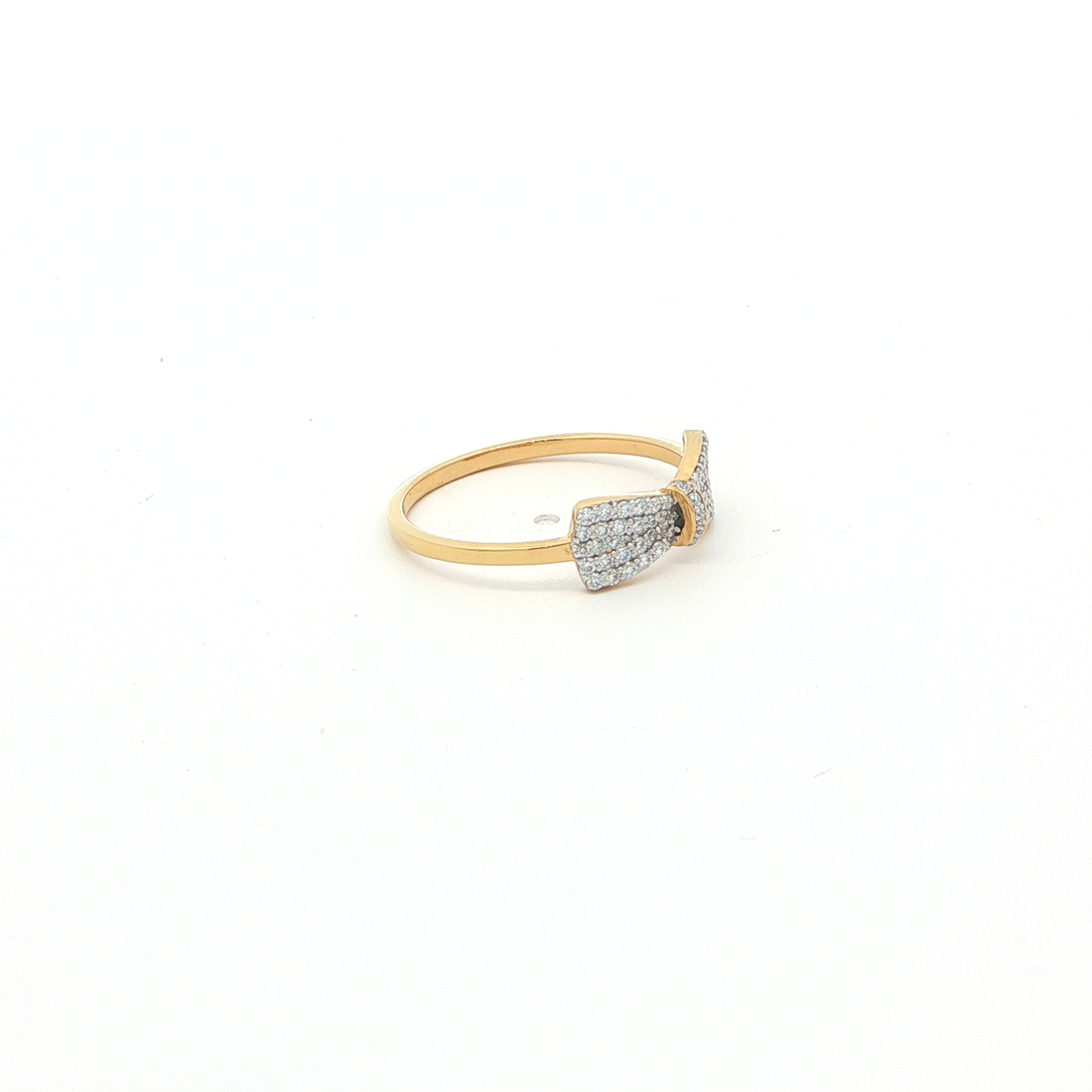 Bow Ring with Monzonite Diamond