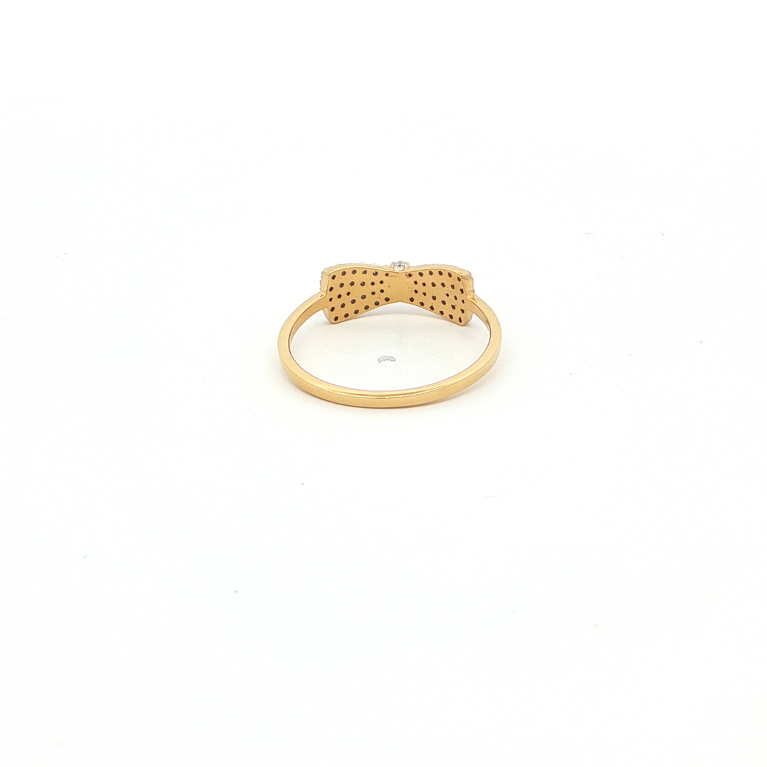 Bow Ring with Monzonite Diamond