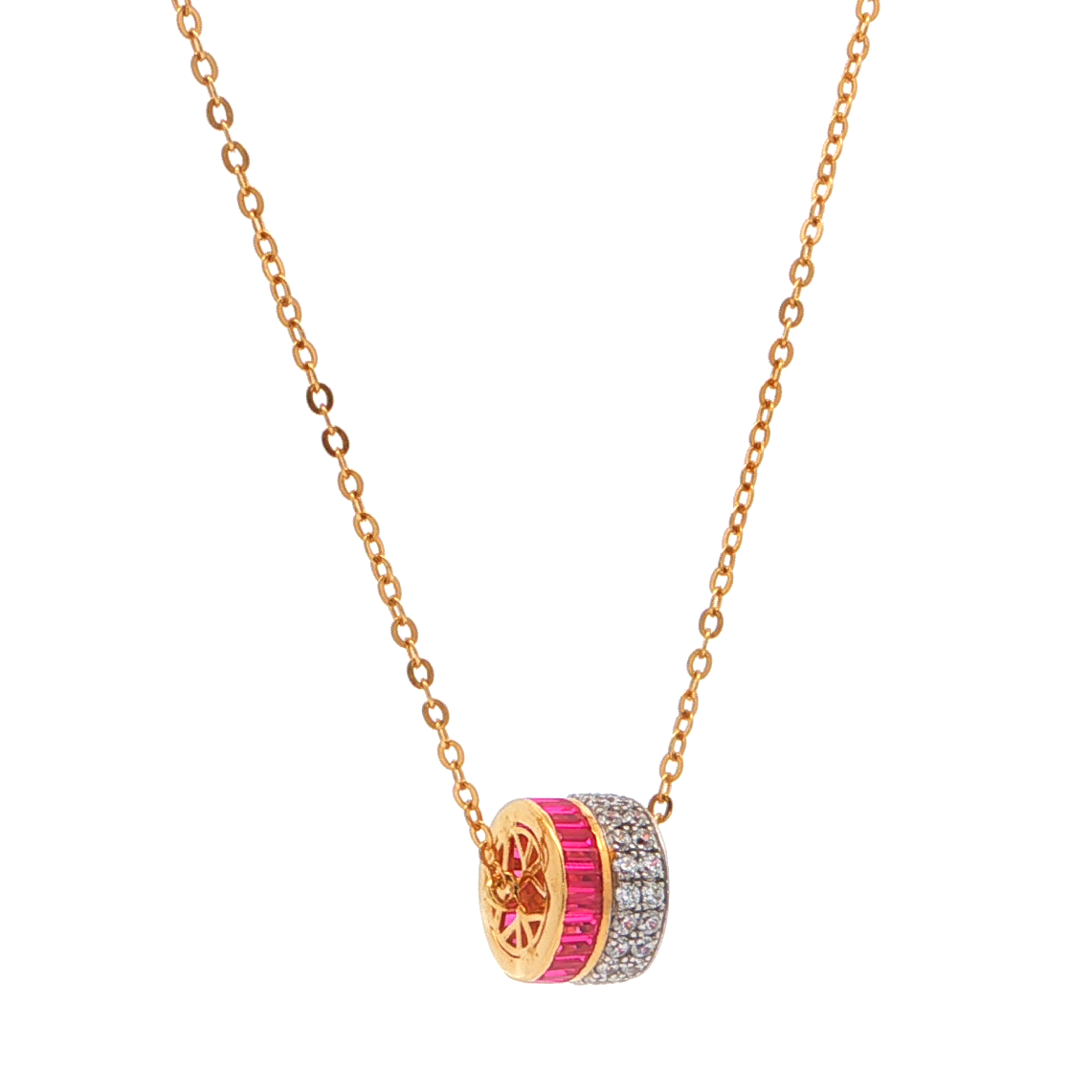 Ruby Barrel Pendant