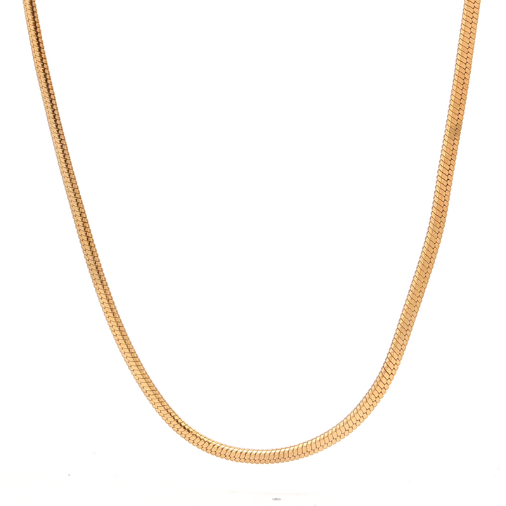 Snake-Link Gold Plated Chain