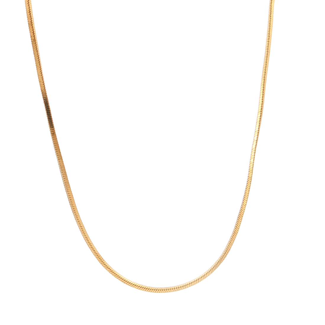 Snake-Link Gold Plated Chain
