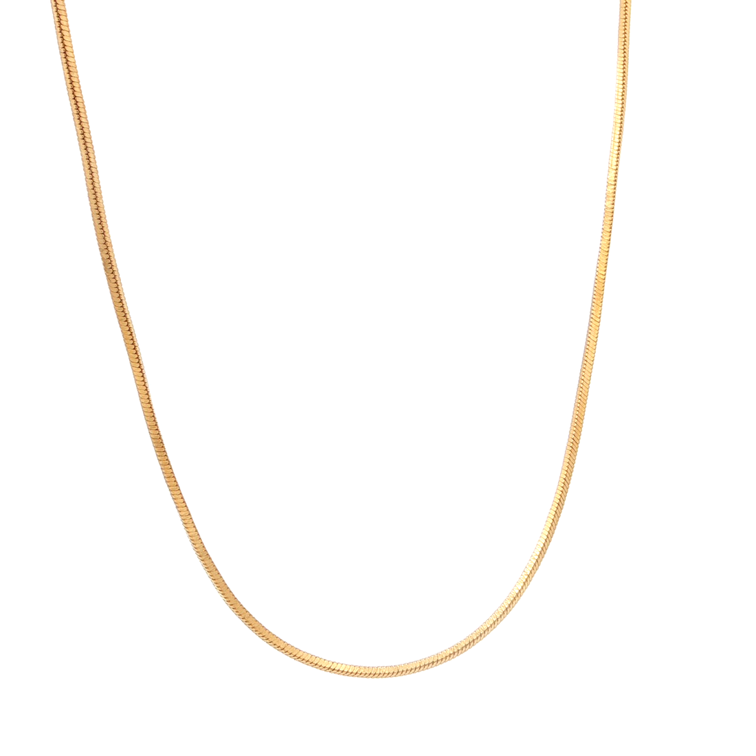 Snake-Link Gold Plated Chain