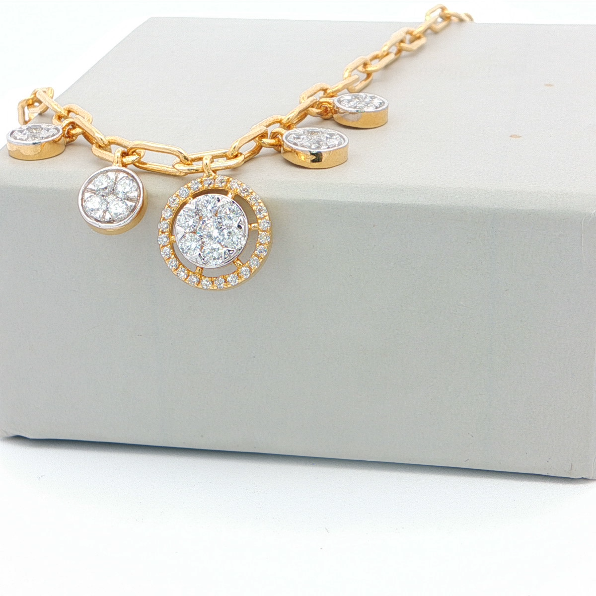 Sparkle Charm Bracelet | Gold Plated