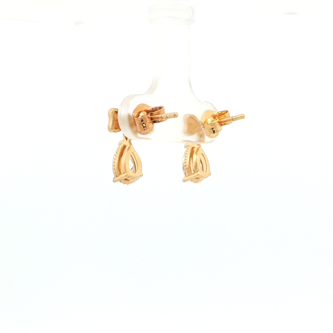 Bow Drop Earrings | Gold Plated