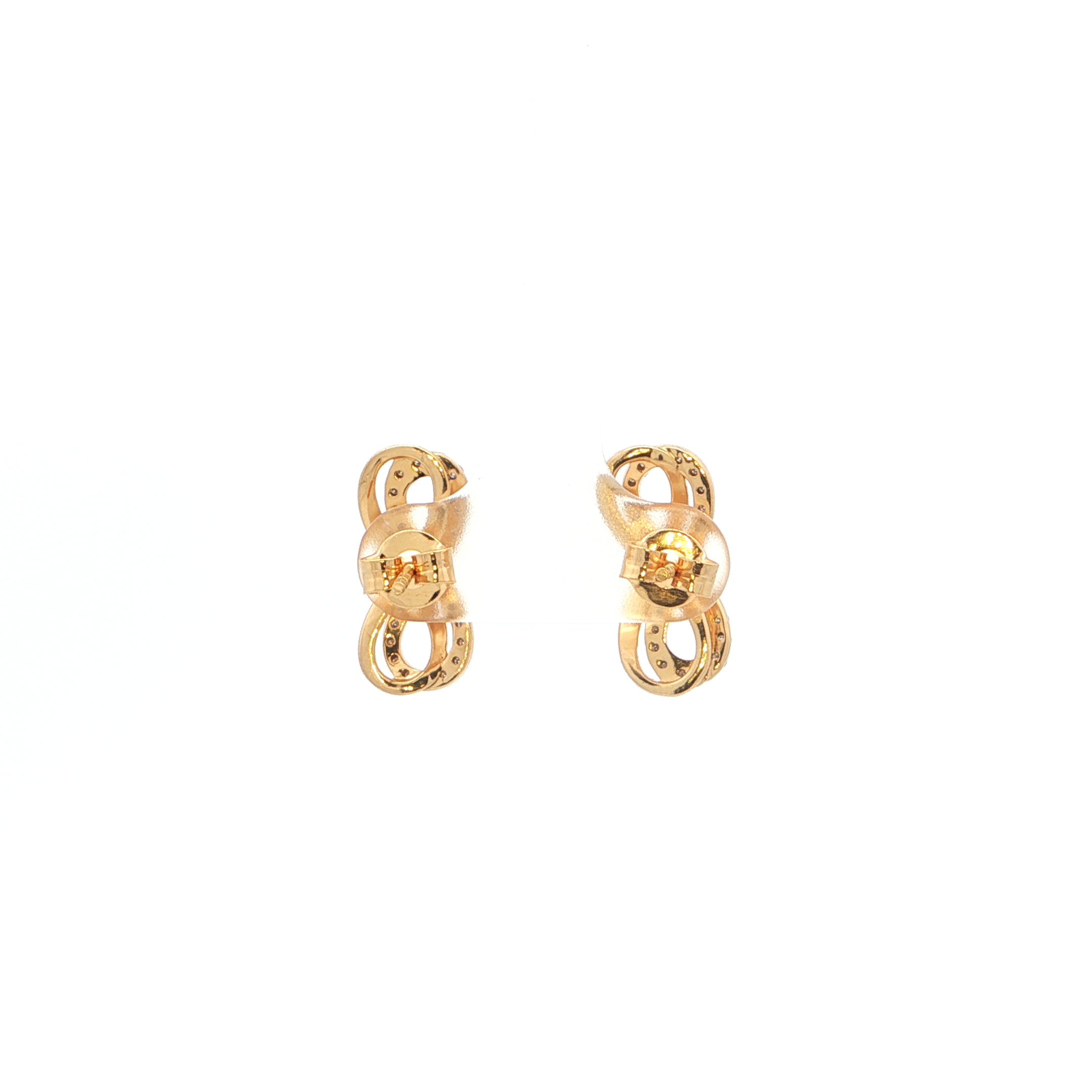 Infinity Stud Earrings | Gold Plated