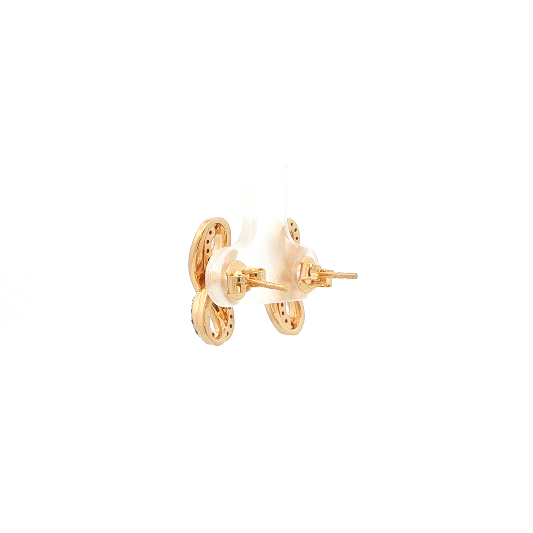Infinity Stud Earrings | Gold Plated