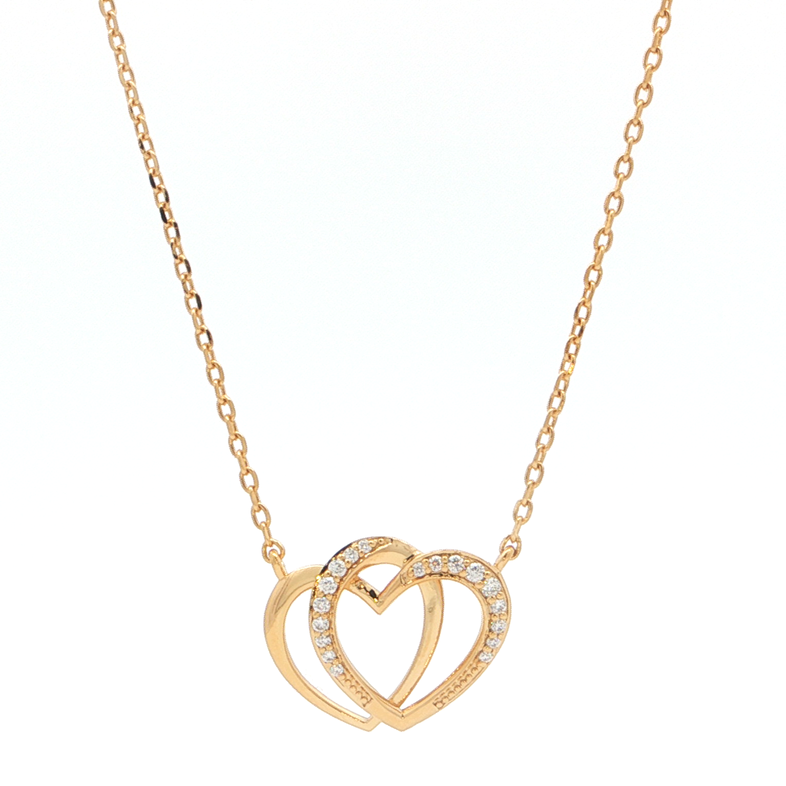 Intertwined Hearts Pendant