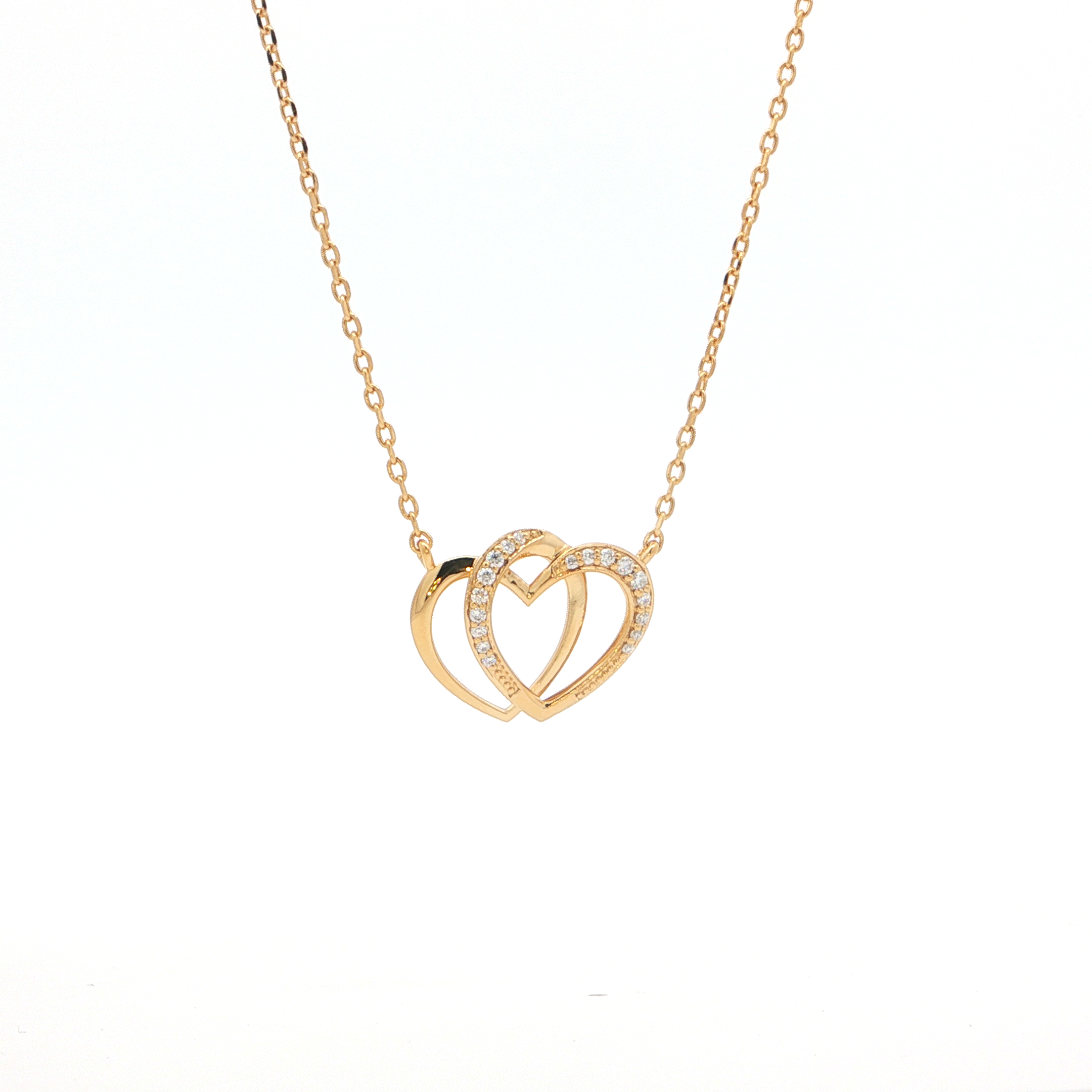 Intertwined Hearts Pendant