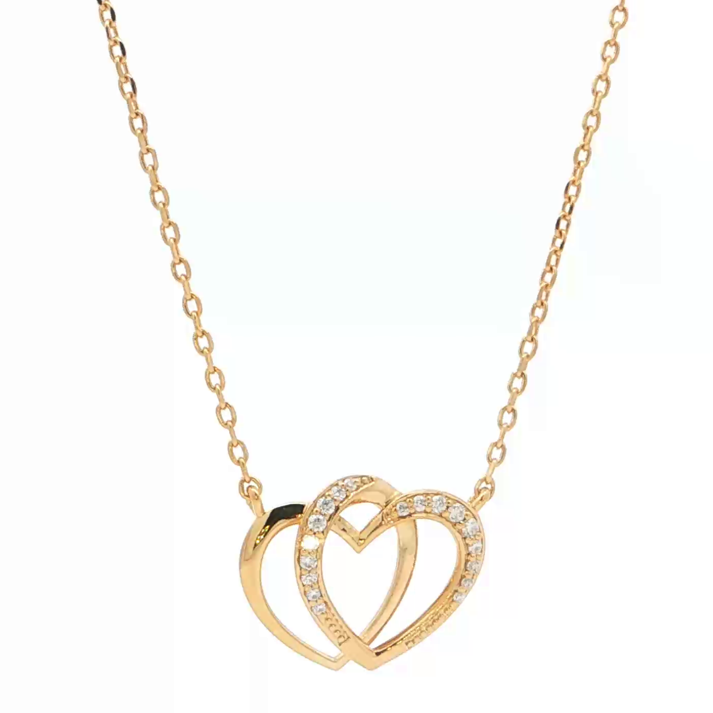 Intertwined Hearts Pendant
