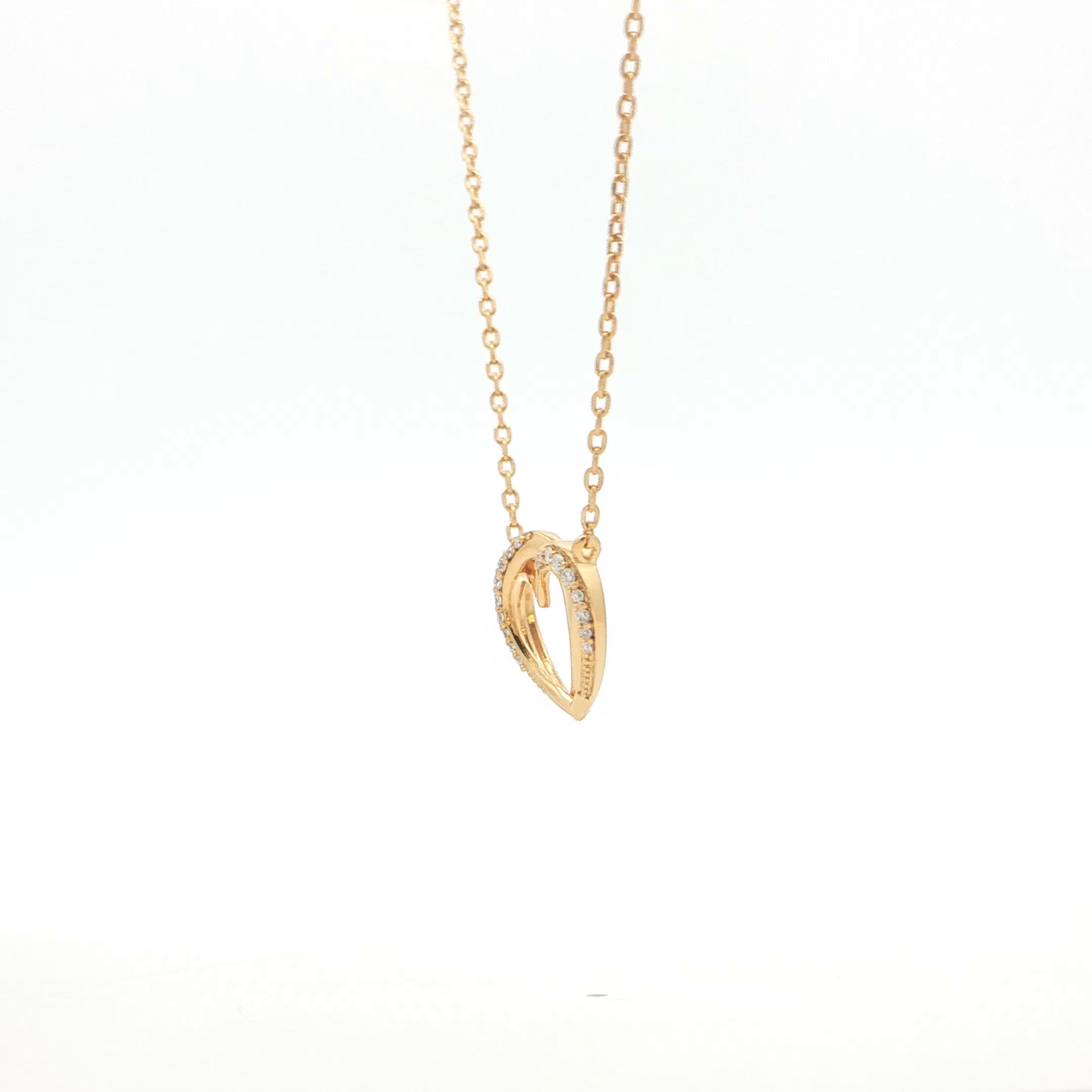 Intertwined Hearts Pendant