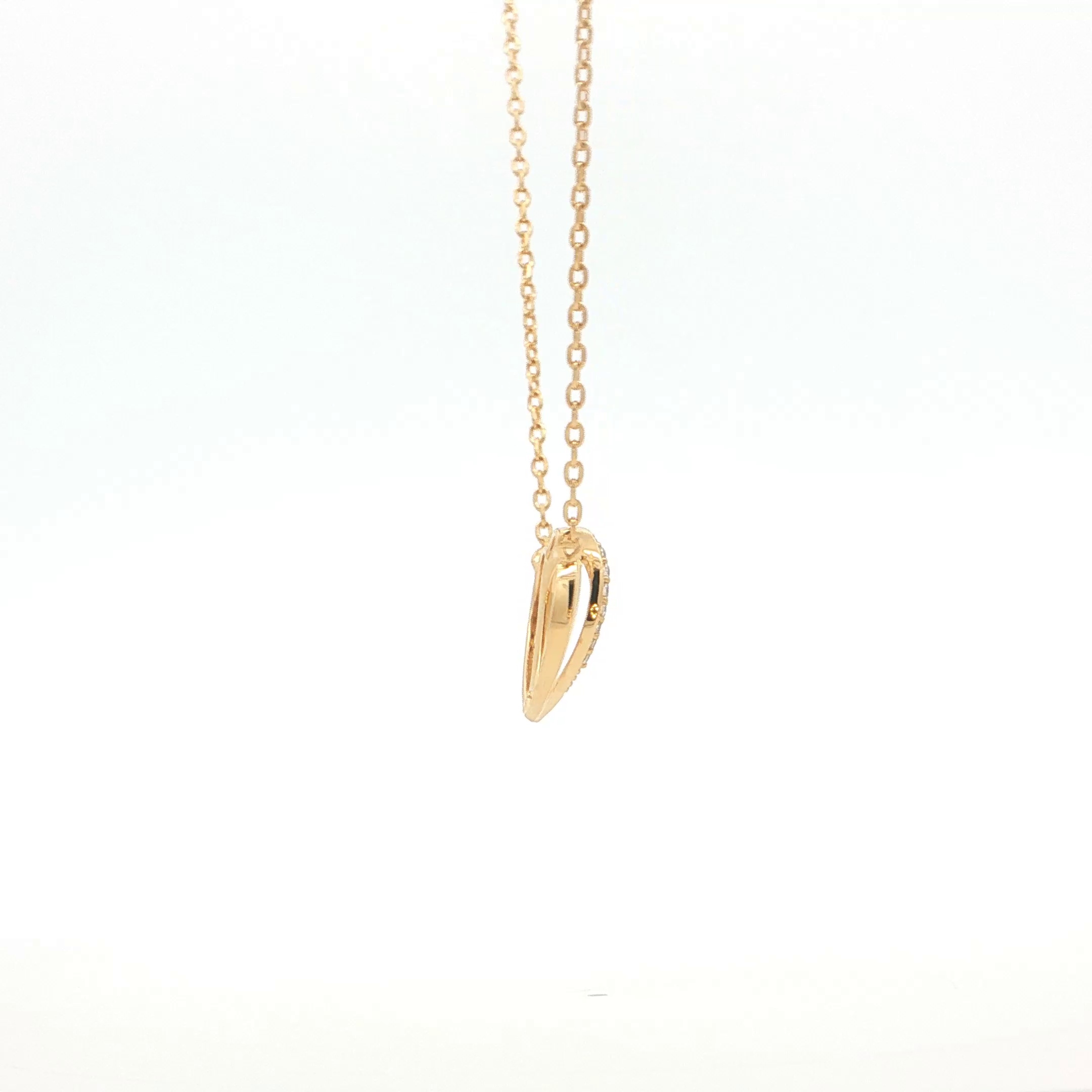 Intertwined Hearts Pendant