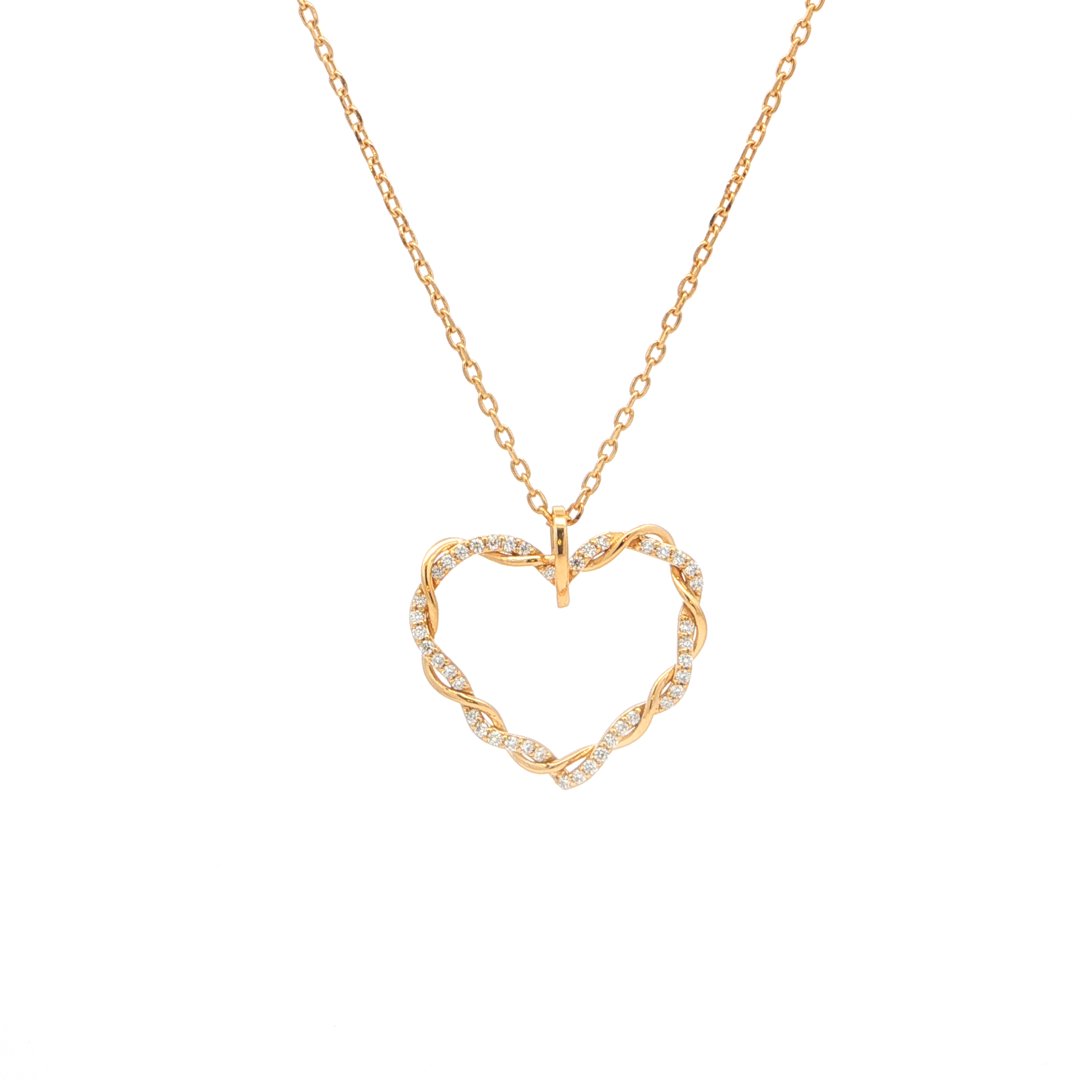 Twisted Heart Pendant