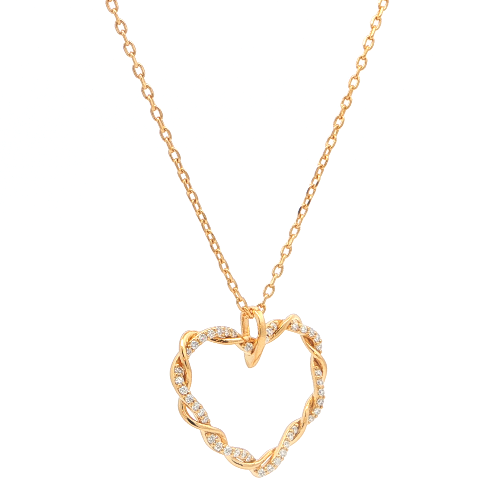 Twisted Heart Pendant