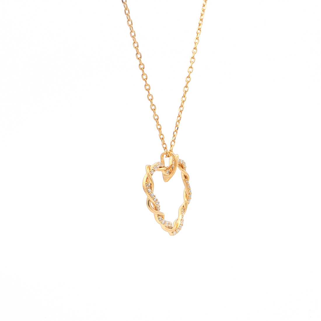Twisted Heart Pendant