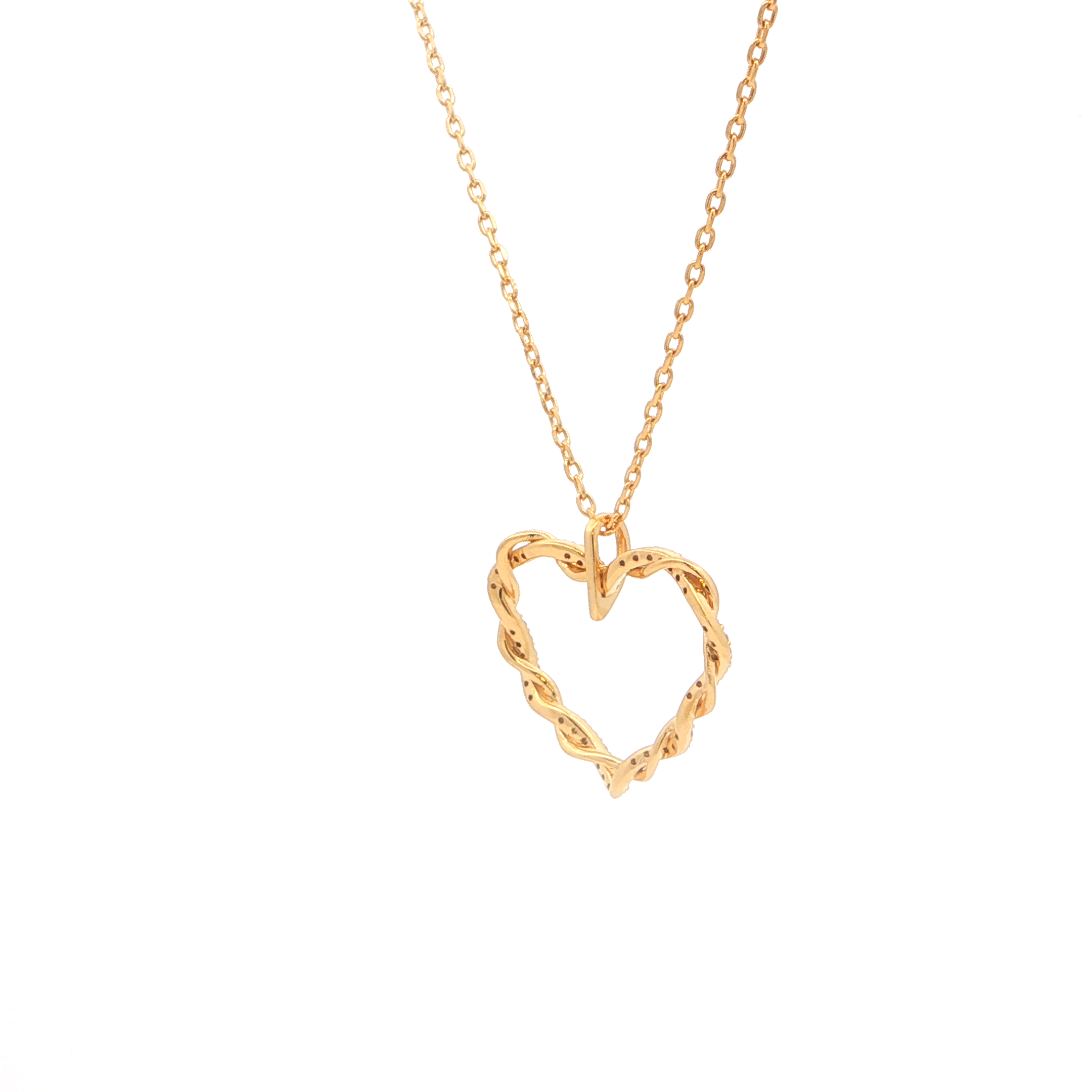 Twisted Heart Pendant