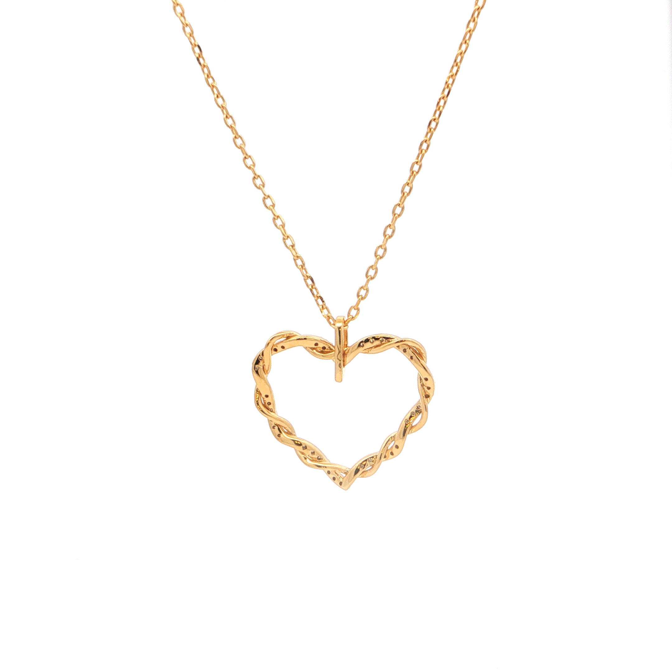 Twisted Heart Pendant