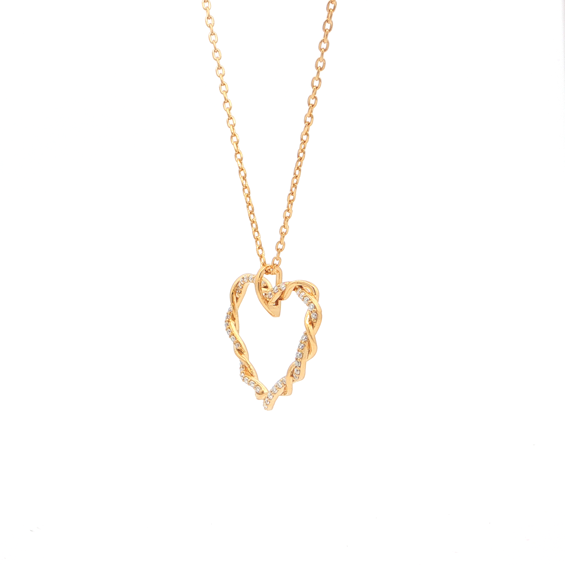 Twisted Heart Pendant