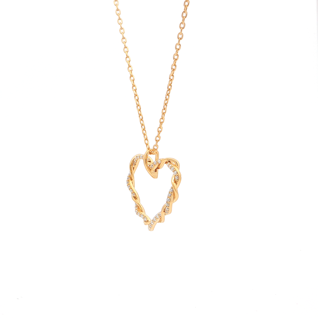 Twisted Heart Pendant