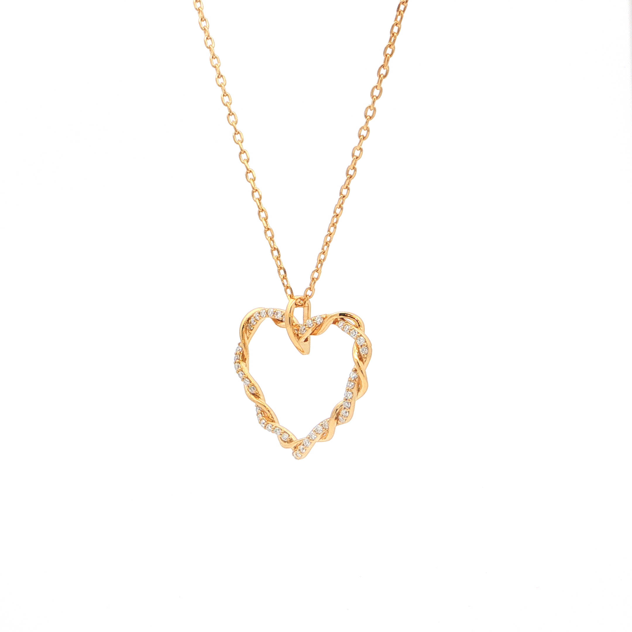 Twisted Heart Pendant