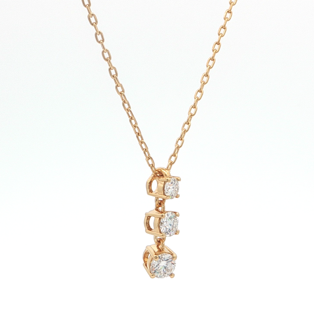 Trio Solitaire Pendant