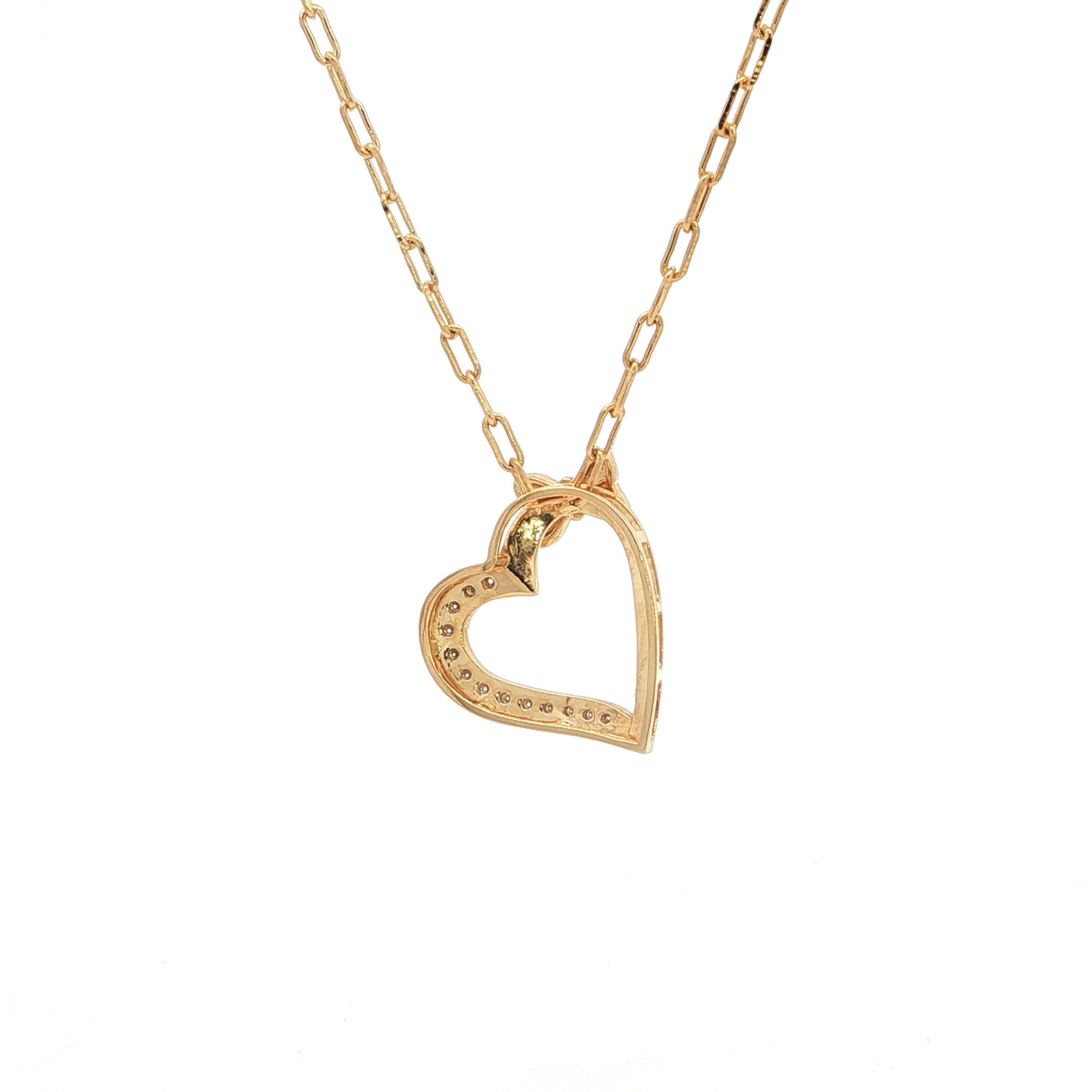 Bow Heart Monzonite Pendant