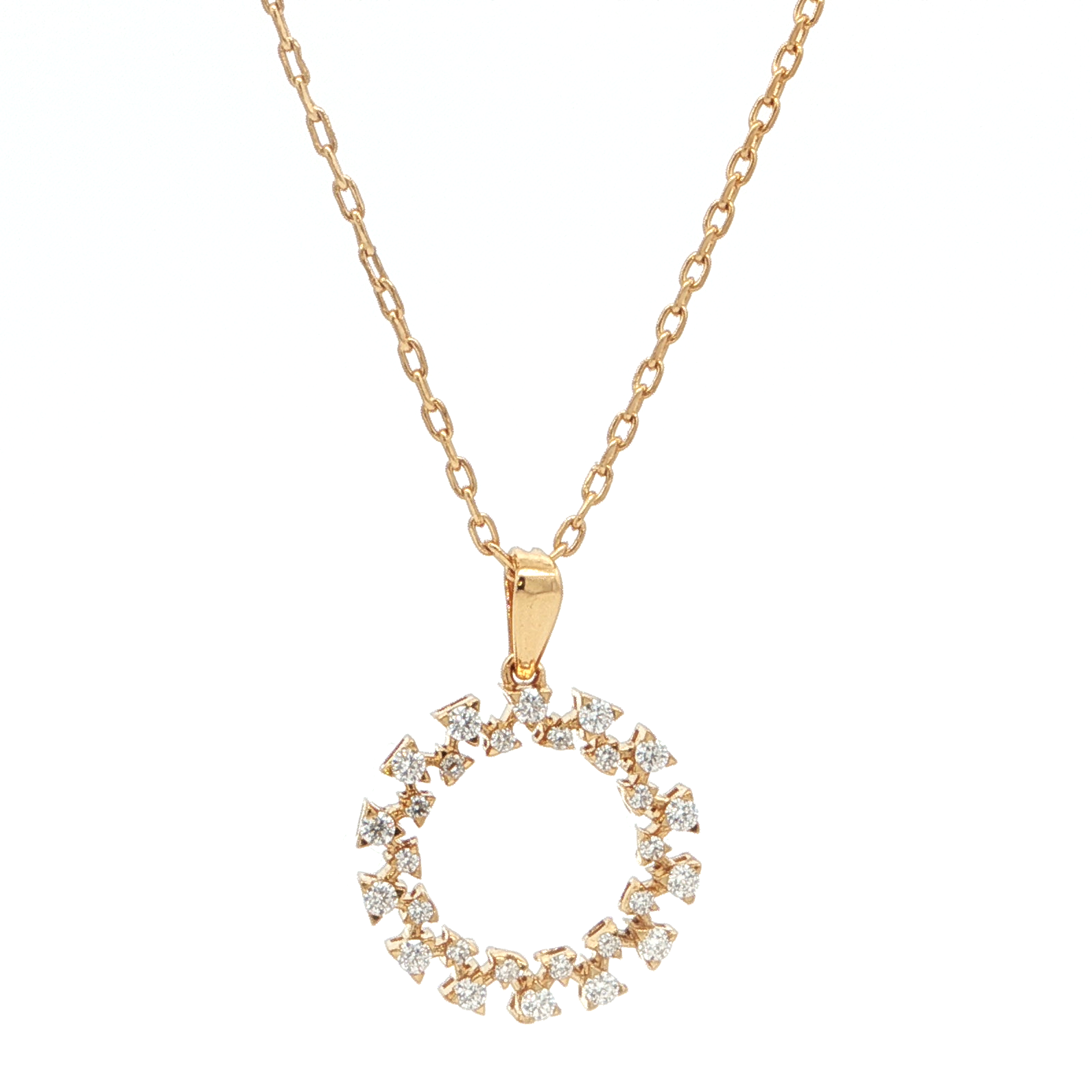 Radiant Halo Monzonite Pendant