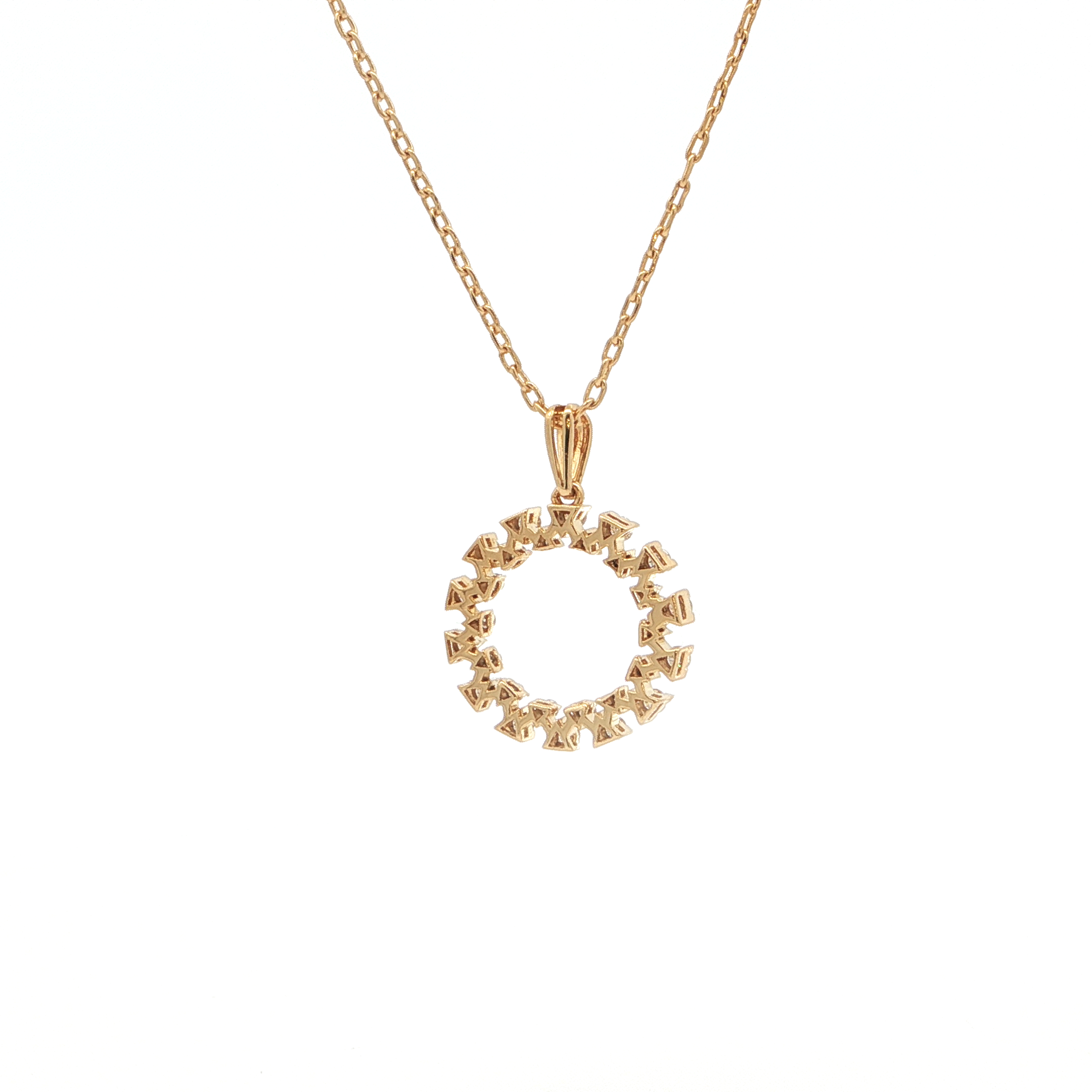 Radiant Halo Monzonite Pendant