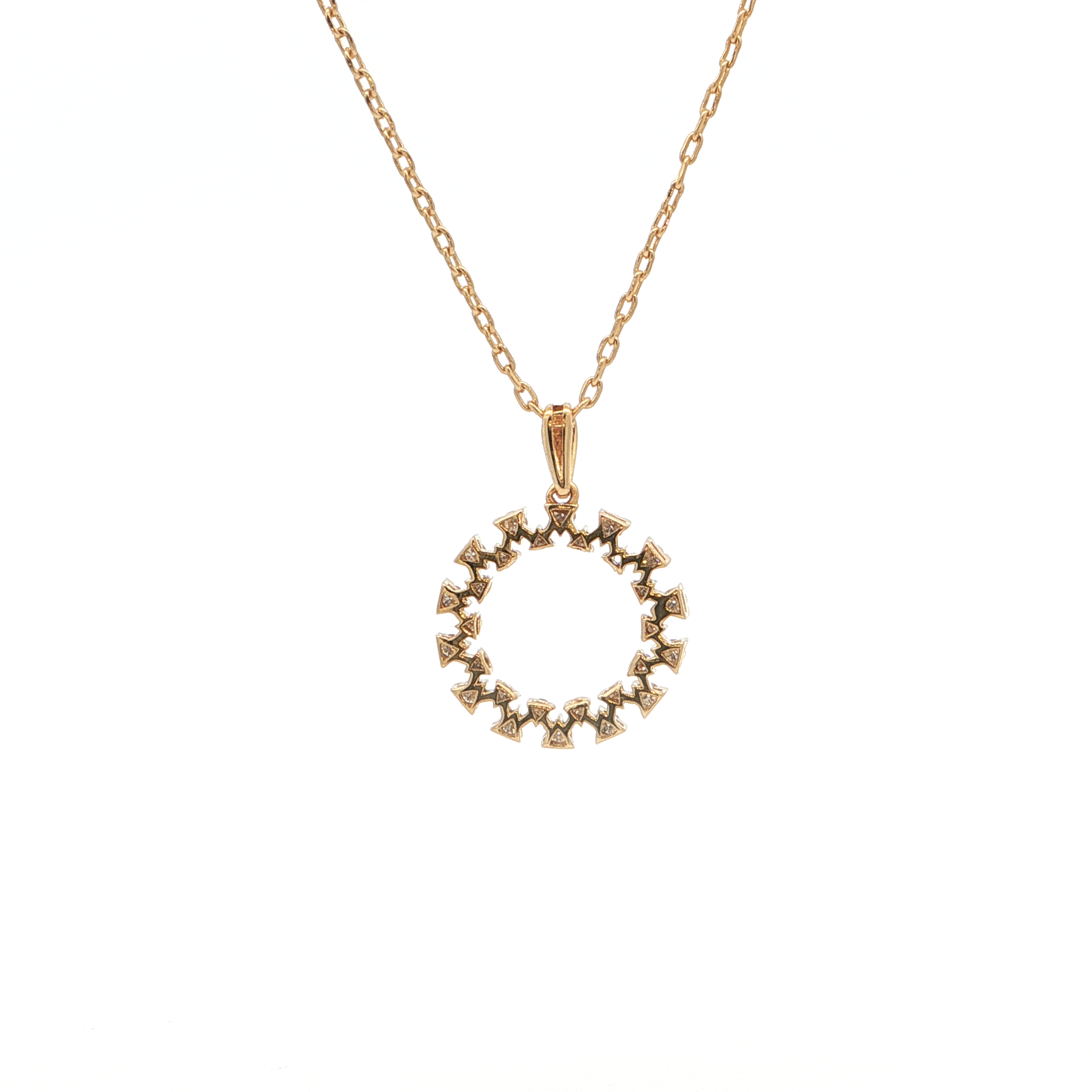 Radiant Halo Monzonite Pendant