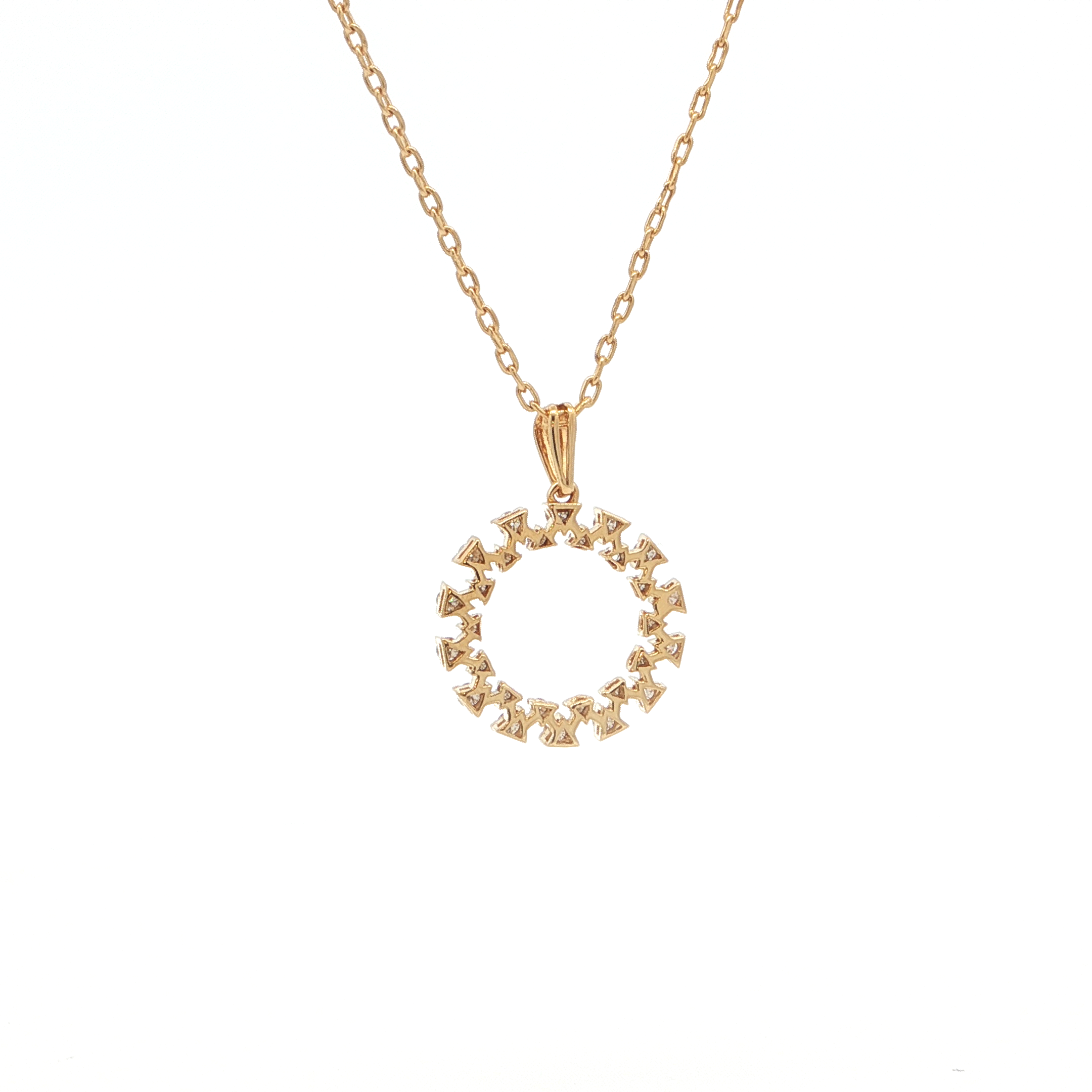 Radiant Halo Monzonite Pendant