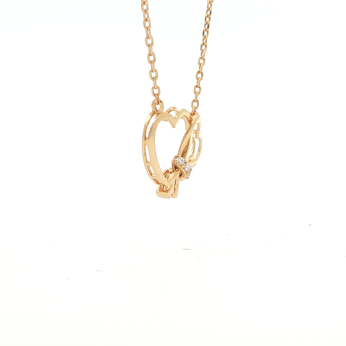 Double Heart Harmony Pendant