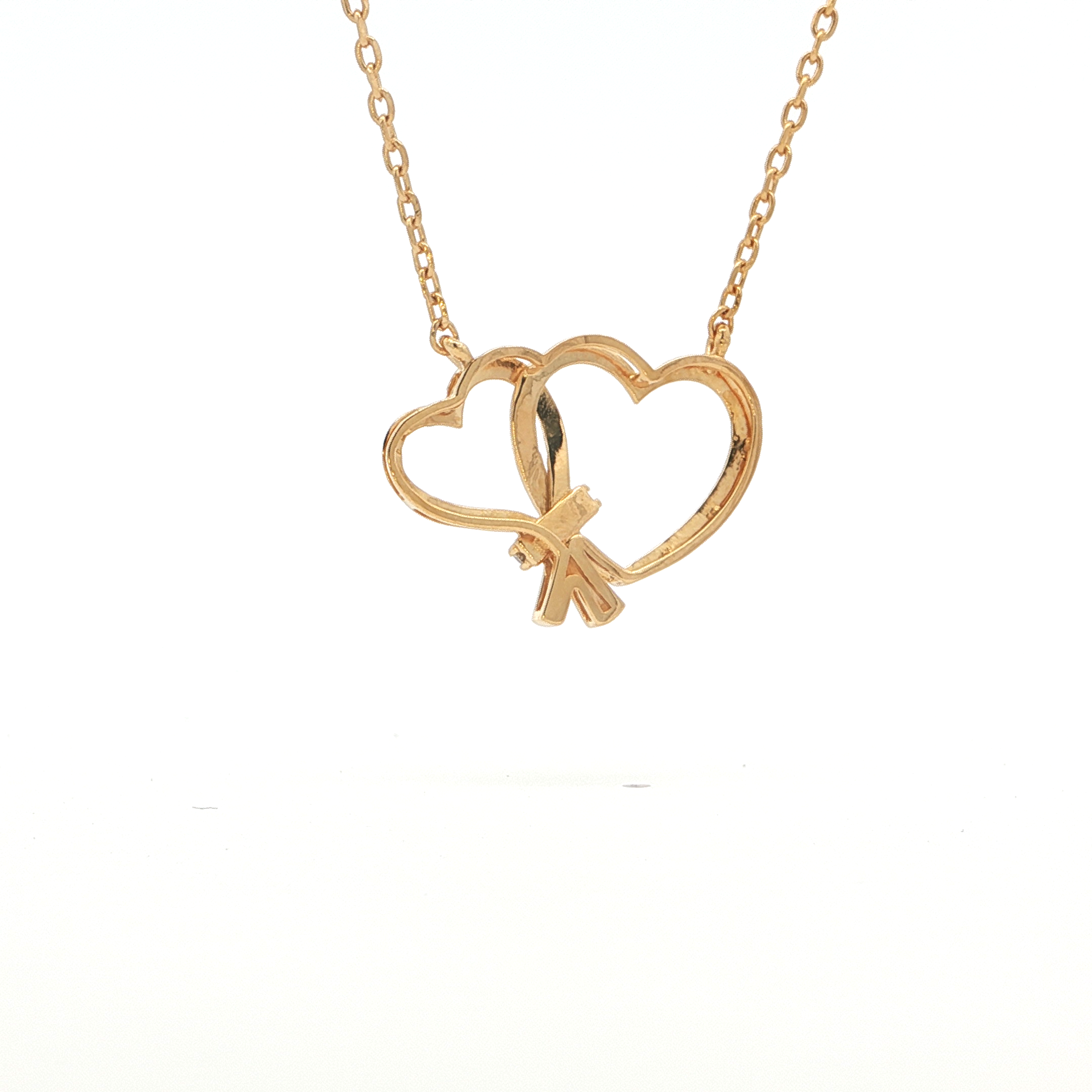 Double Heart Harmony Pendant