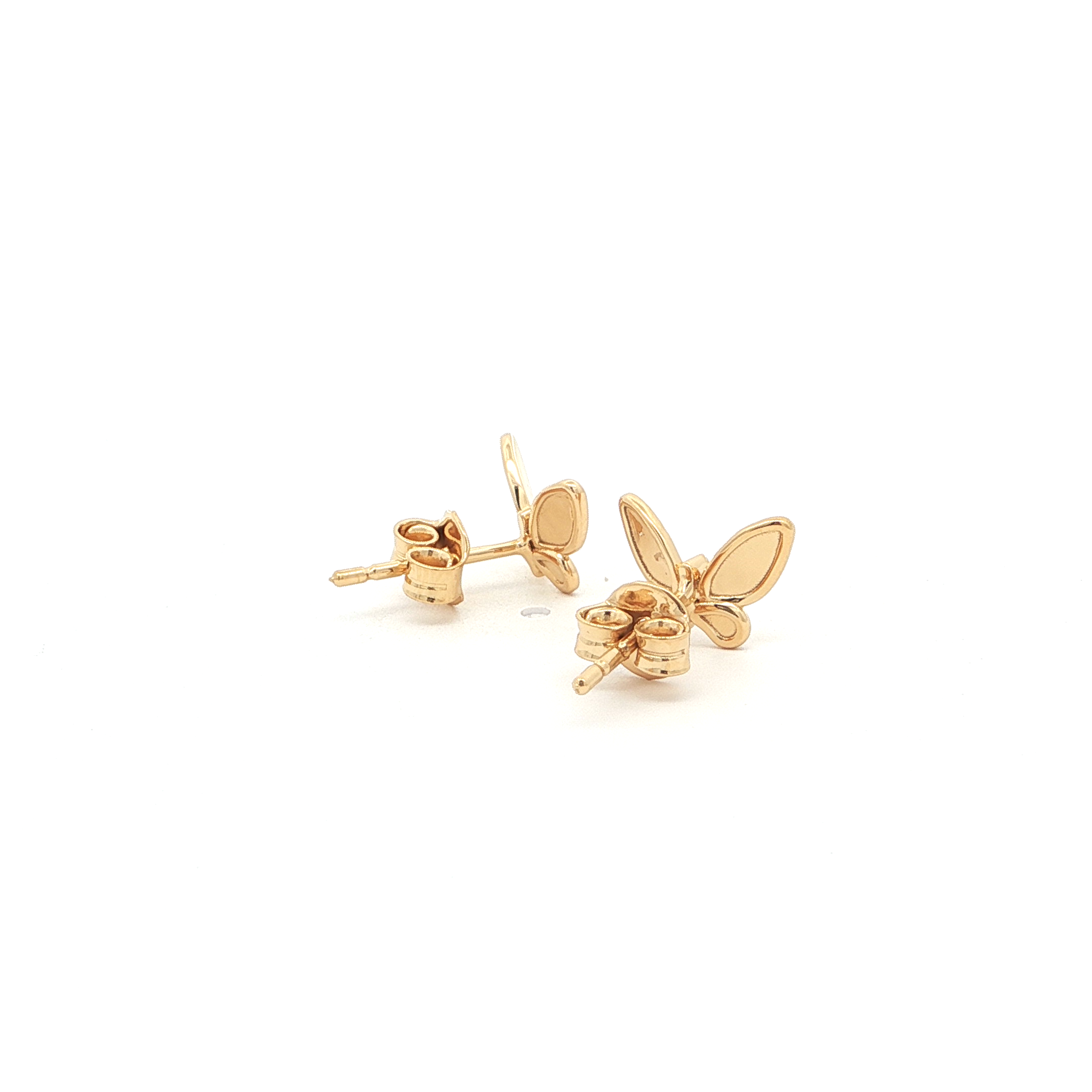 Butterfly Stud Earrings | Gold Plated