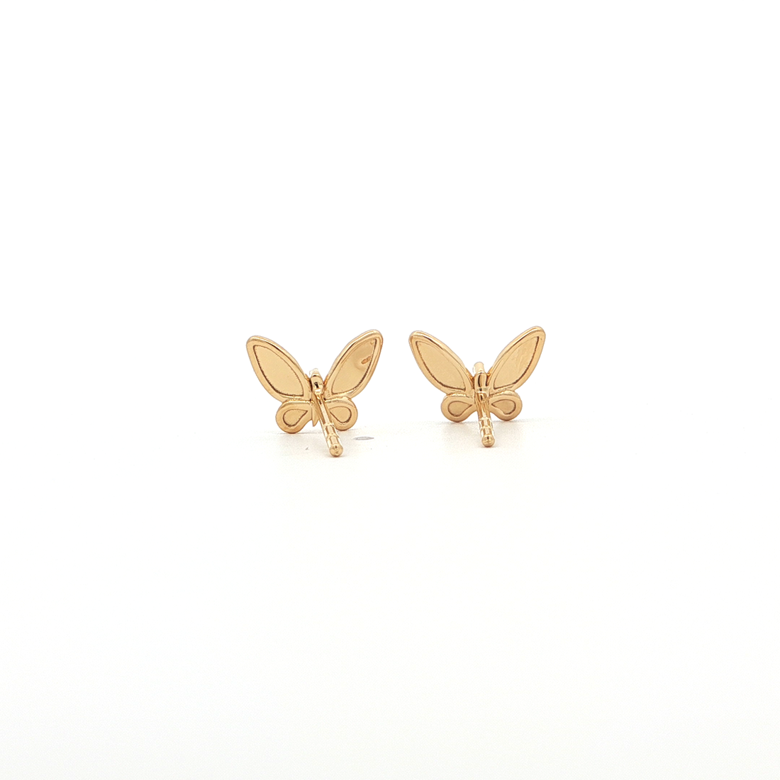 Butterfly Stud Earrings | Gold Plated