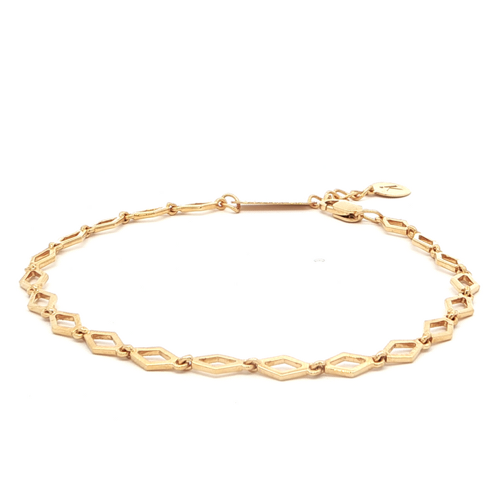 Minimal Link Bracelet | Gold Plated