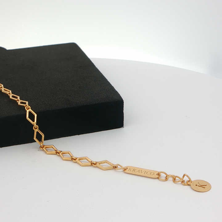 Minimal Link Bracelet | Gold Plated