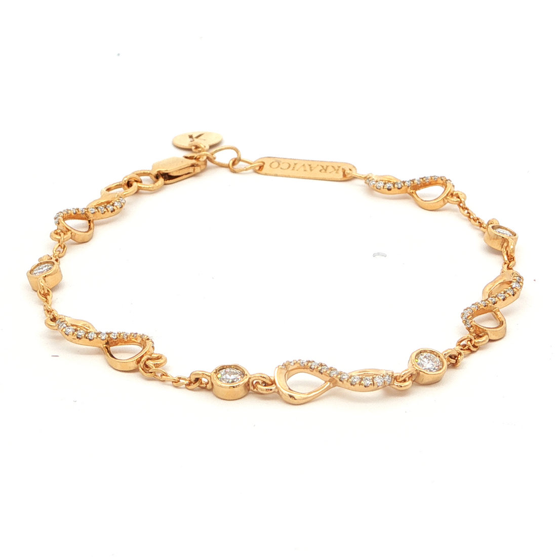 Infinity Charm Bracelet | Gold Plated