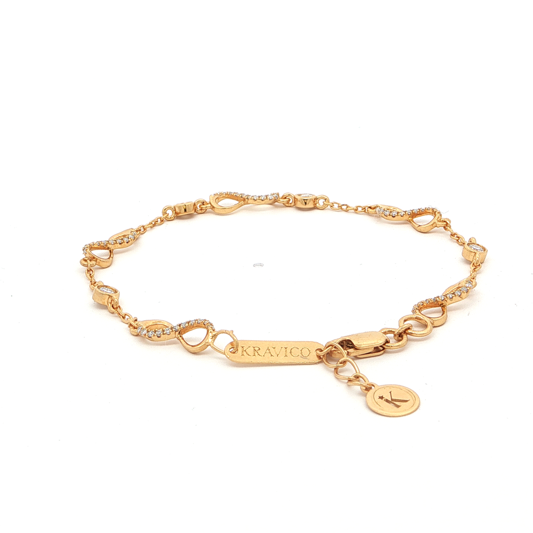 Infinity Charm Bracelet | Gold Plated