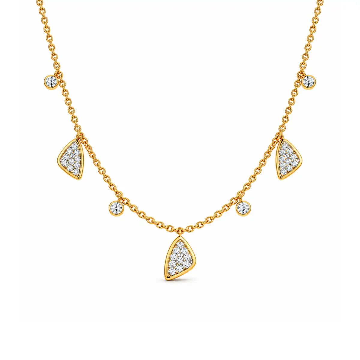 Multi Charm Diamond Necklace