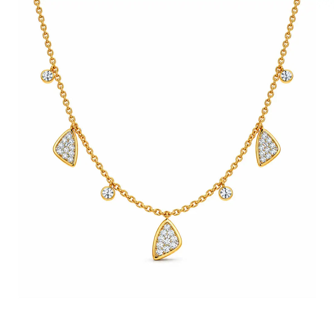 Multi Charm Diamond Necklace