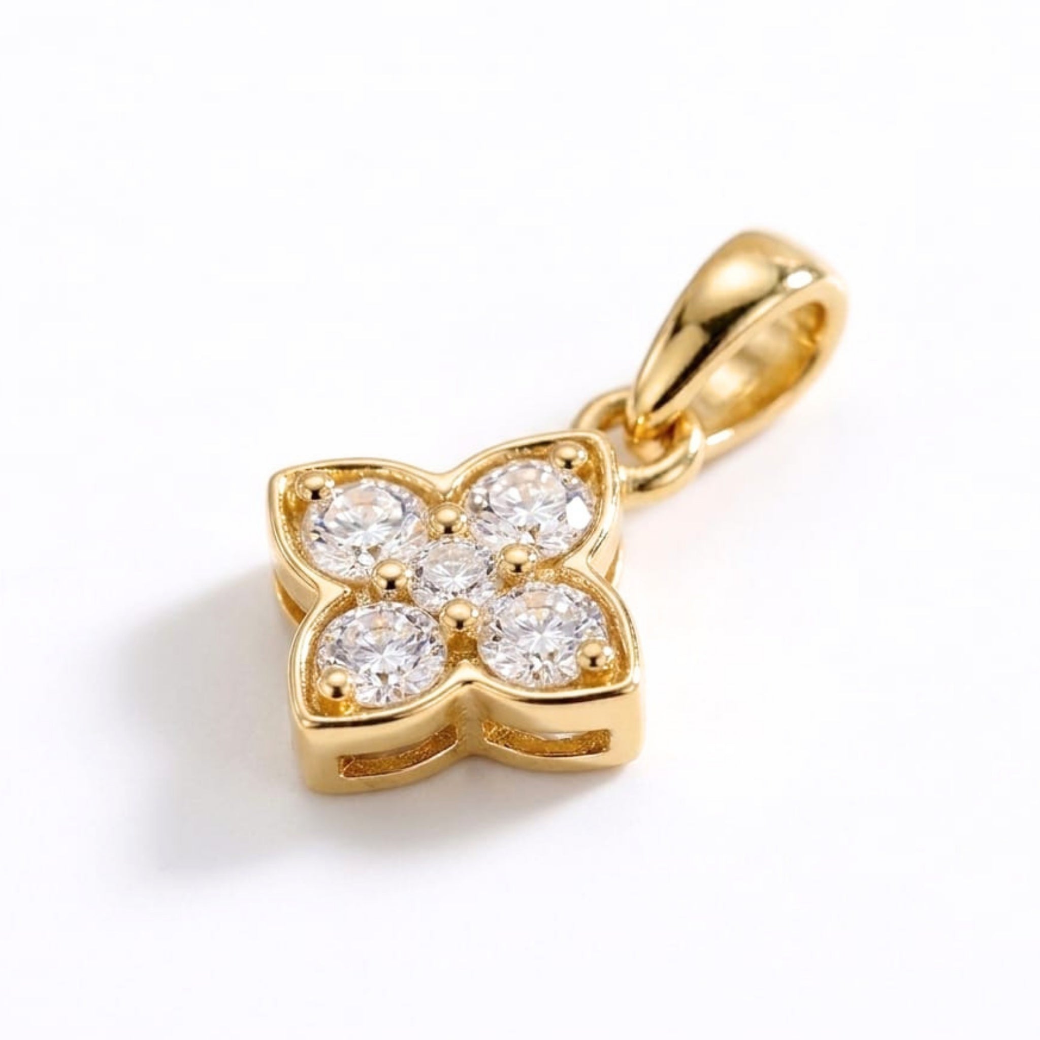 Four-Petal Pendant | Gold Vermeil