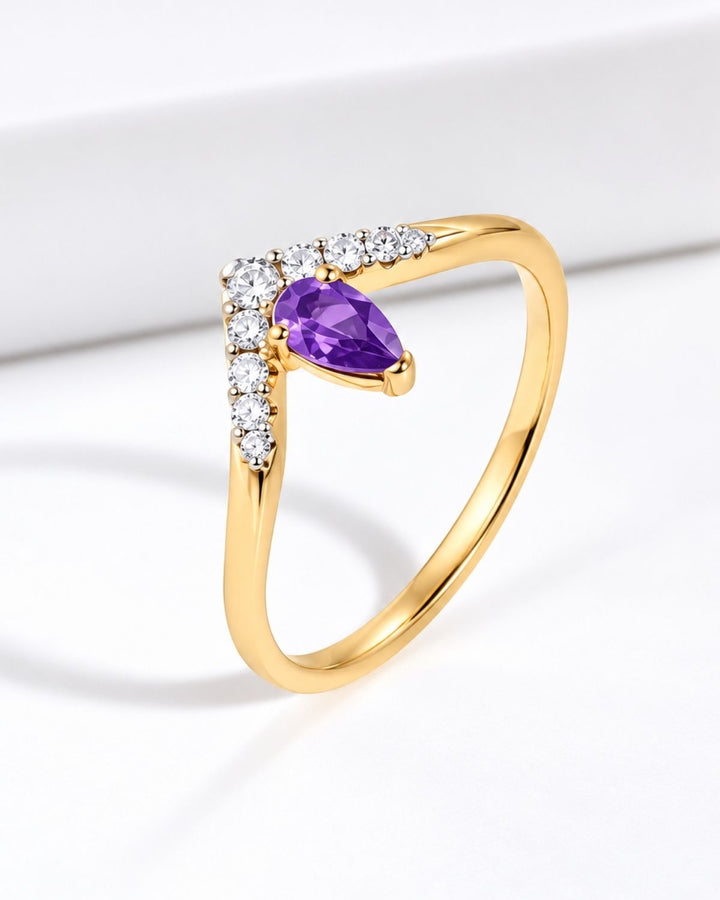 Aarohi Vermeil Ring | Gold Vermeil
