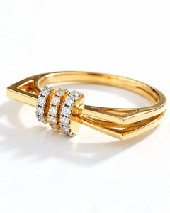 Arelina Moissanite Diamond Vermeil ring