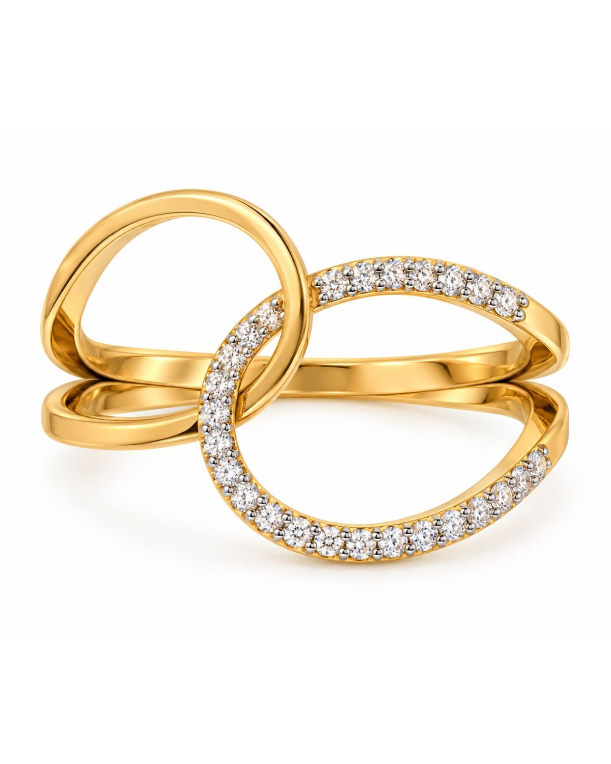 InterConnected Gold Vermeil Ring