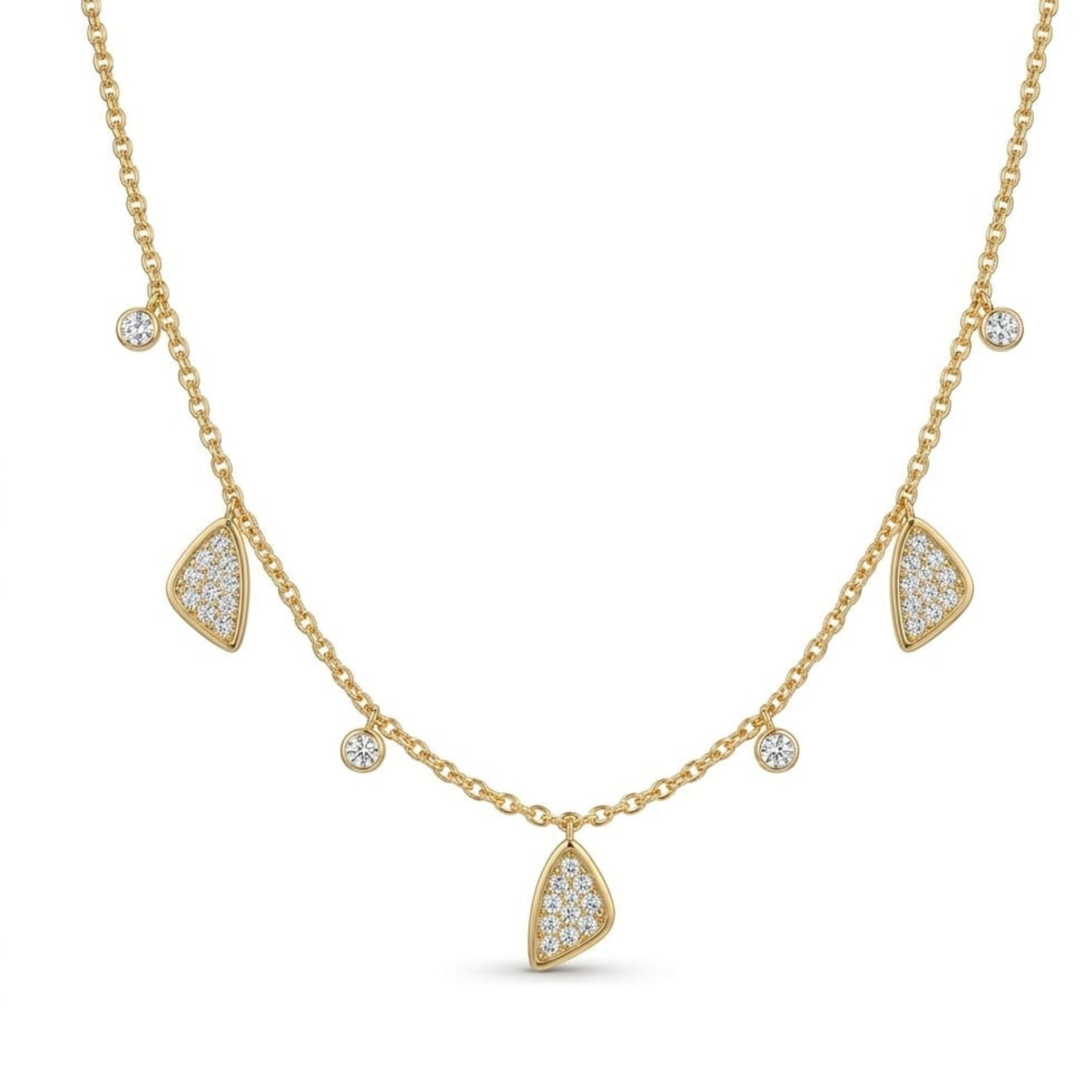 Multi Charm Diamond Necklace