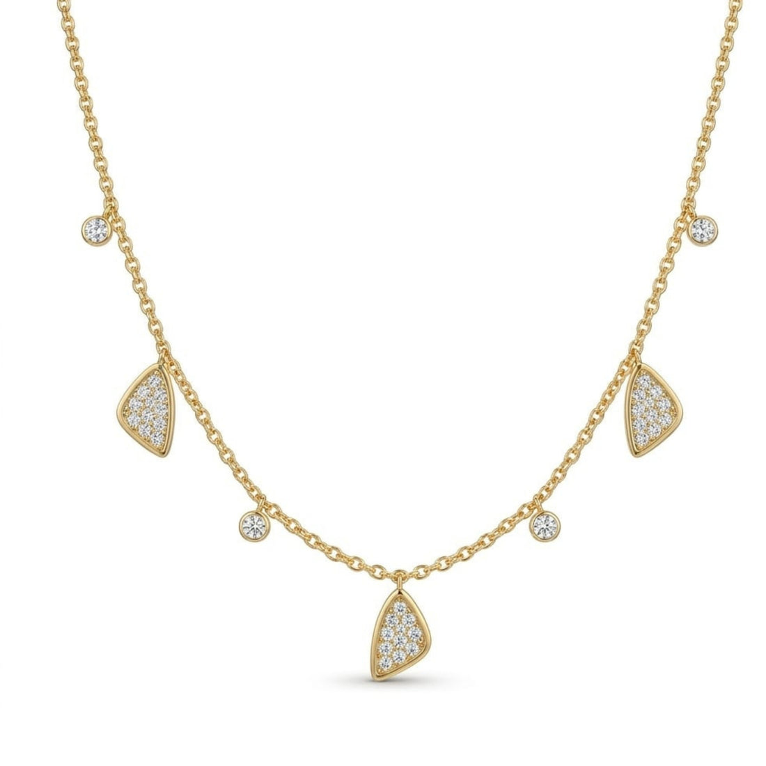 Multi Charm Diamond Necklace