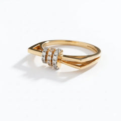 Arelina Moissanite Diamond Vermeil ring