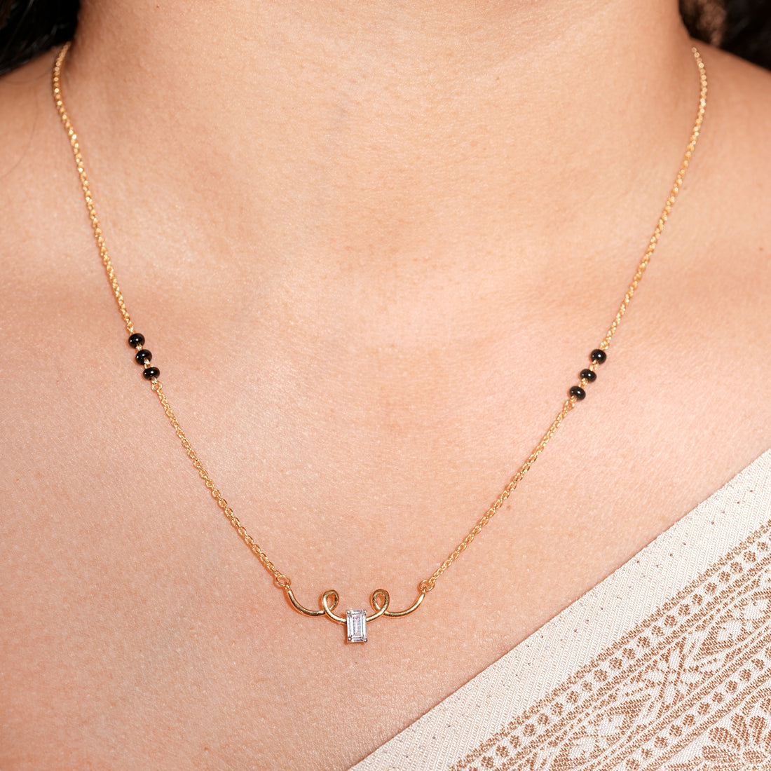 Arohi Solitaire Moissanite Diamond | Gold Vermeil